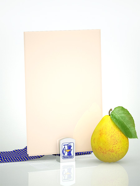 LACOBEL Pearl white