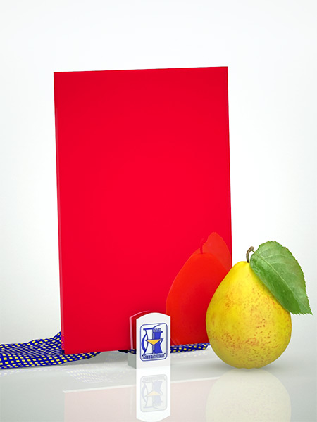 LACOBEL Luminous red